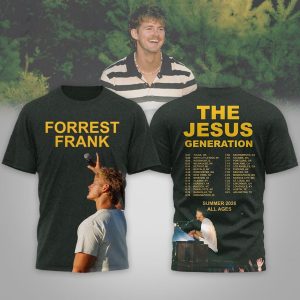 Premium Forrest Frank Jesus Generation 2026 Tour 3D Shirt HY by Drovenwear.com
