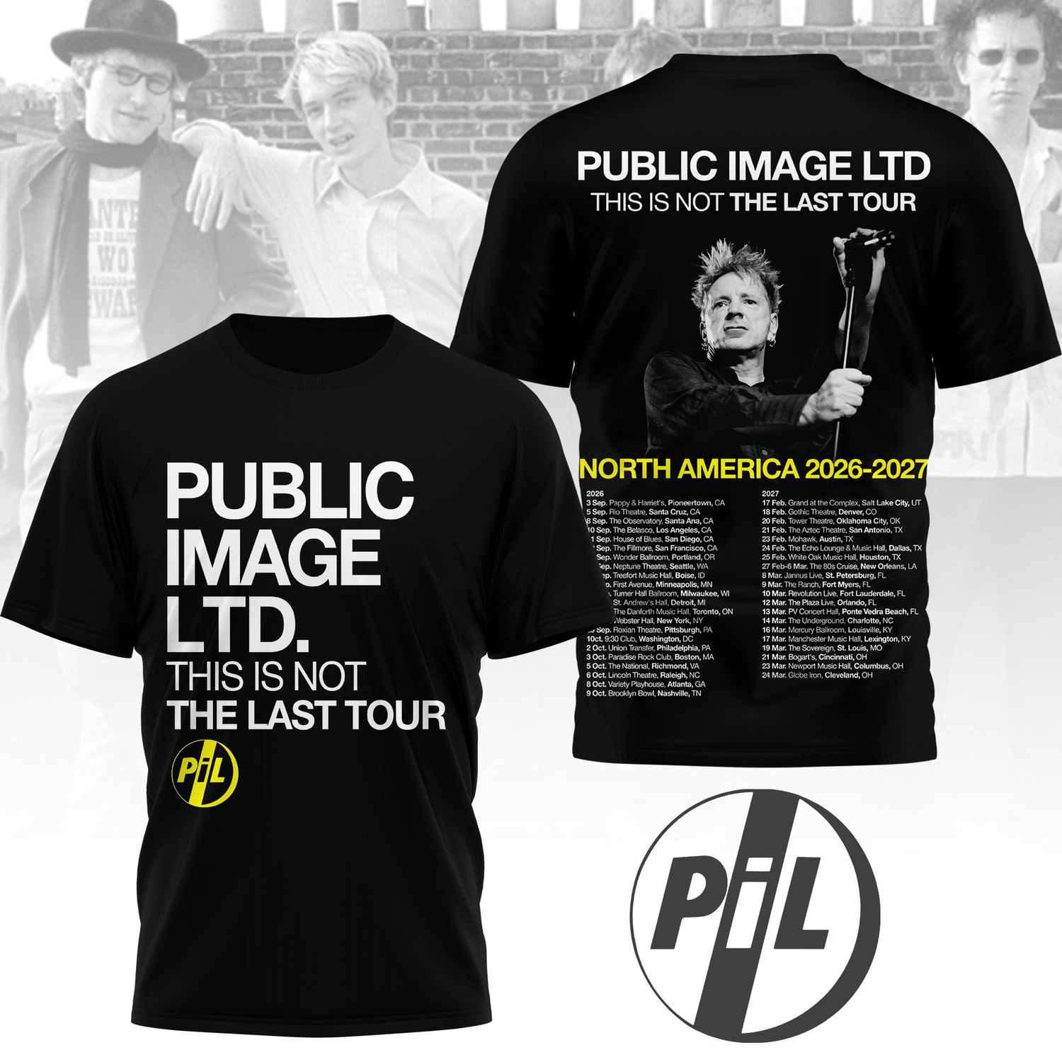Public Image Ltd Shirt, 3D Shirt, Band Merch Public Image Ltd Shirt, 3D Shirt, Band Merch