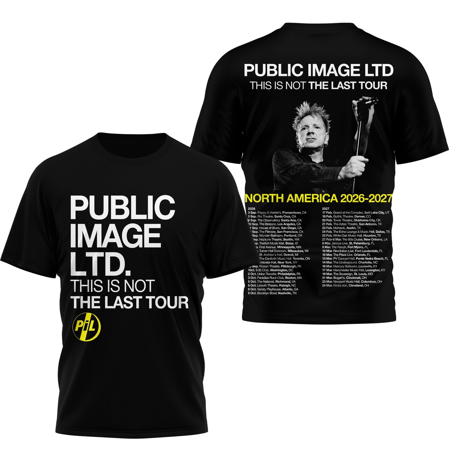Public Image Ltd Shirt, 3D Shirt, Band Merch Public Image Ltd Shirt, 3D Shirt, Band Merch