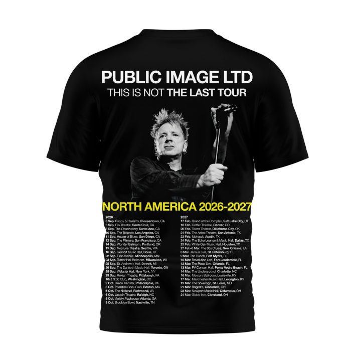 Public Image Ltd Shirt, 3D Shirt, Band Merch - Image 4