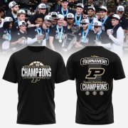 Purdue Boilermakers 2026 Big Ten Men's Basketball Tournament Champions Locker Room T-Shirt