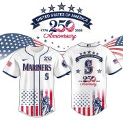 Seattle Mariners special America’s 250th Anniversary Limited Edition Jersey