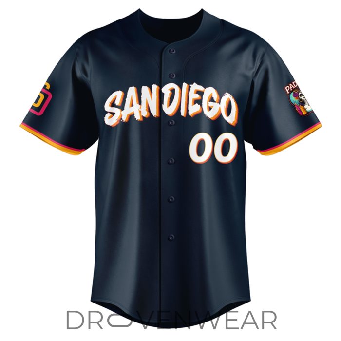 San Diego Padres 2026 City Connect Personalized Baseball Jersey Custom Edition - Image 2