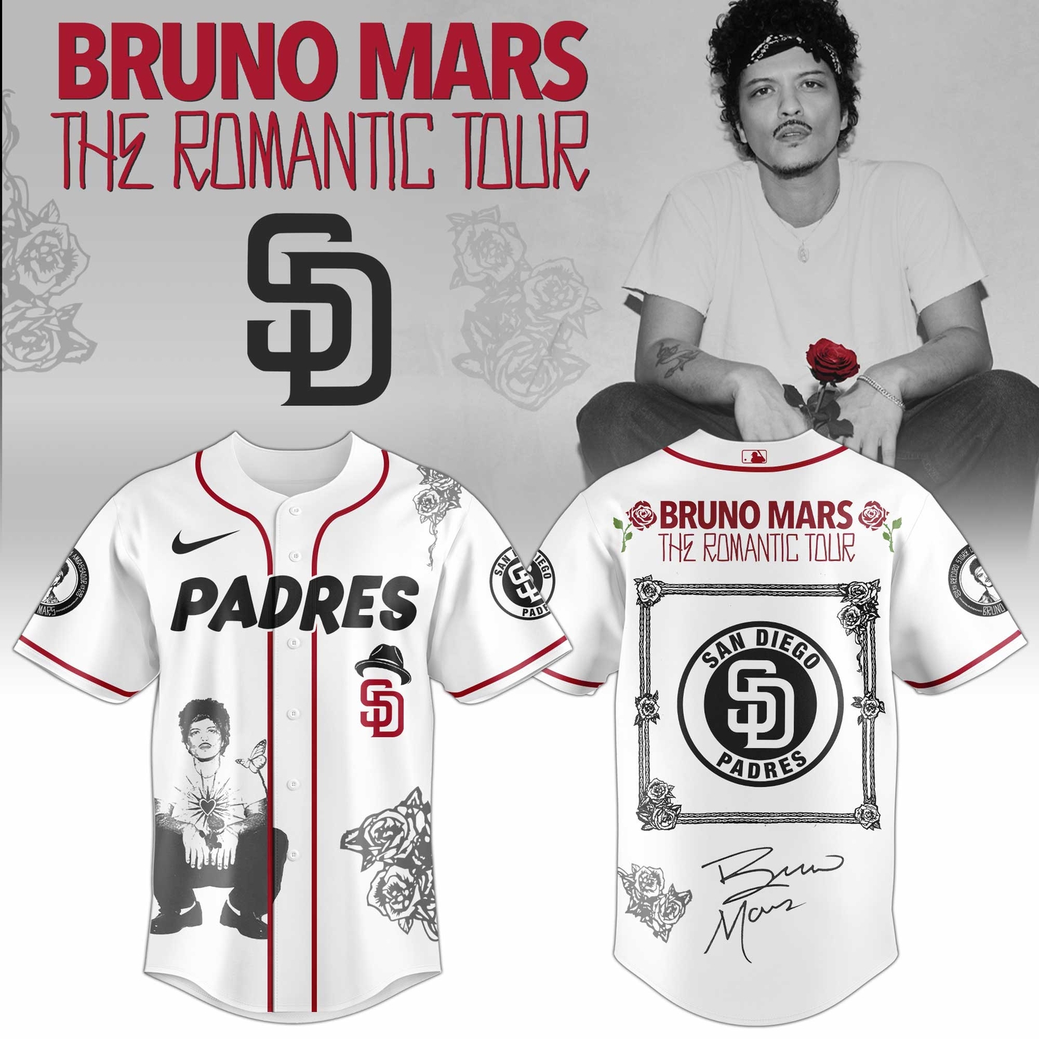 San Diego Padres Bruno Inspired 2026 Limited Edition Baseball Jersey San Diego Padres Bruno Inspired 2026 Limited Edition Baseball Jersey