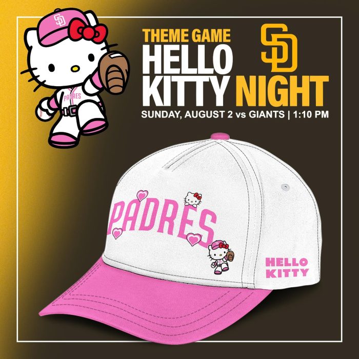 San Diego Padres MLB x Hello Kitty Night 2026 Limited Jersey Editions - Image 2