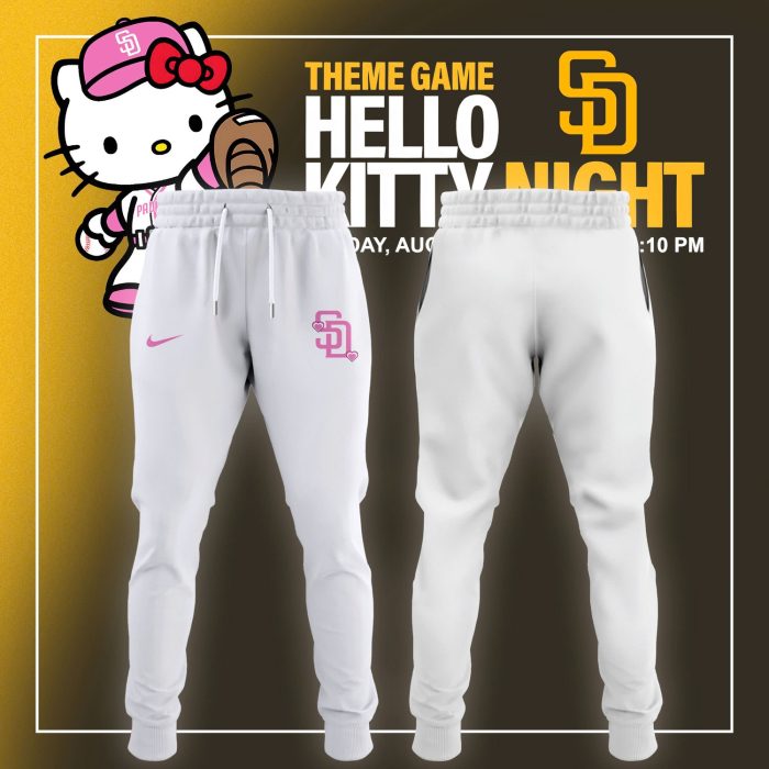 San Diego Padres MLB x Hello Kitty Night 2026 Limited Jersey Editions - Image 3