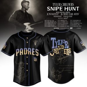 San Diego Padres X Tyler Childers Snipe Hunt Baseball Jersey by Drovenwear.com