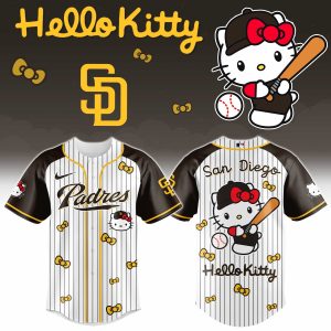 San Diego Padres x Hello Kitty 2026 Limited Editions Jersey by Drovenwear.com