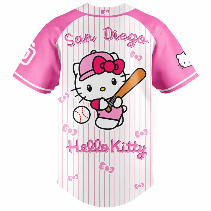 San Diego Padres x Hello Kitty 2026 Limited Editions Jersey Ver 2 - Image 3