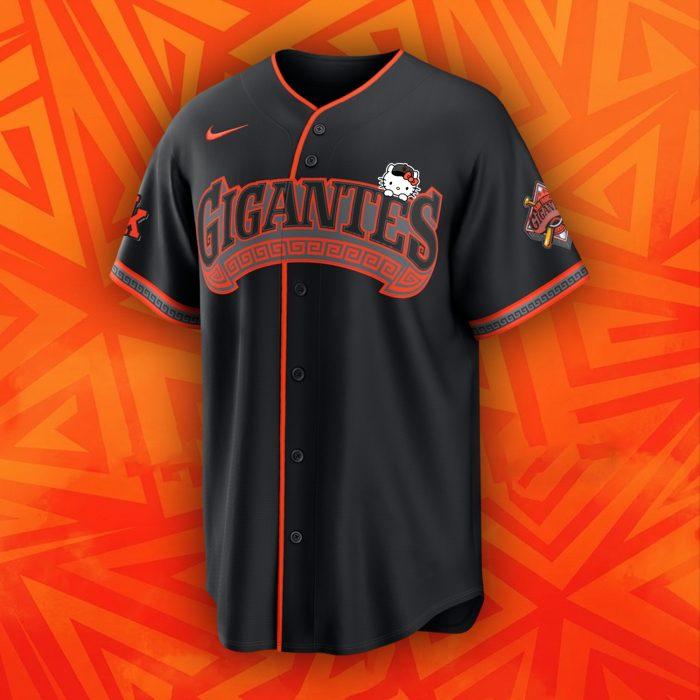 San Francisco Giants Gigantes x Hello Kitty Special Edition Baseball Jersey - Image 2