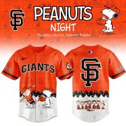 San Francisco Giants Peanuts Night 2026 Special Edition Jersey
