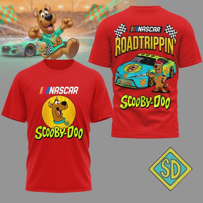 Scooby Doo Nascar Shirt, 3D Shirt, Cartoon Apparel - Image 3