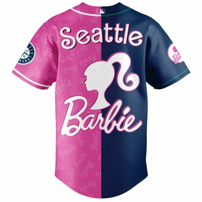 Seattle Mariners Barbie 2026 Special Edition Baseball Jersey - Image 3