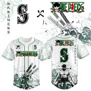 Seattle Mariners x Zoro Ronin Emerald Wave Limited Edition Jersey