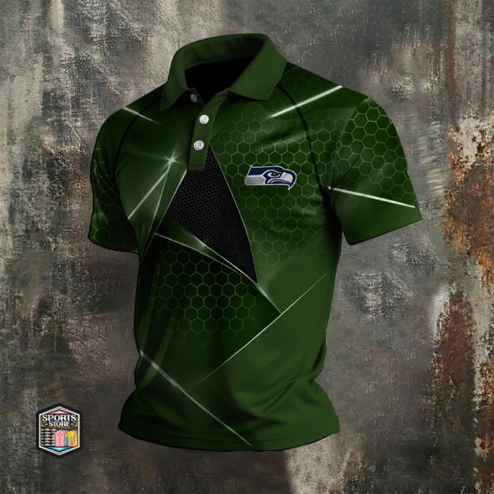 Seattle Seahawks Fanatics Core Collection Polo Shirt - Image 3