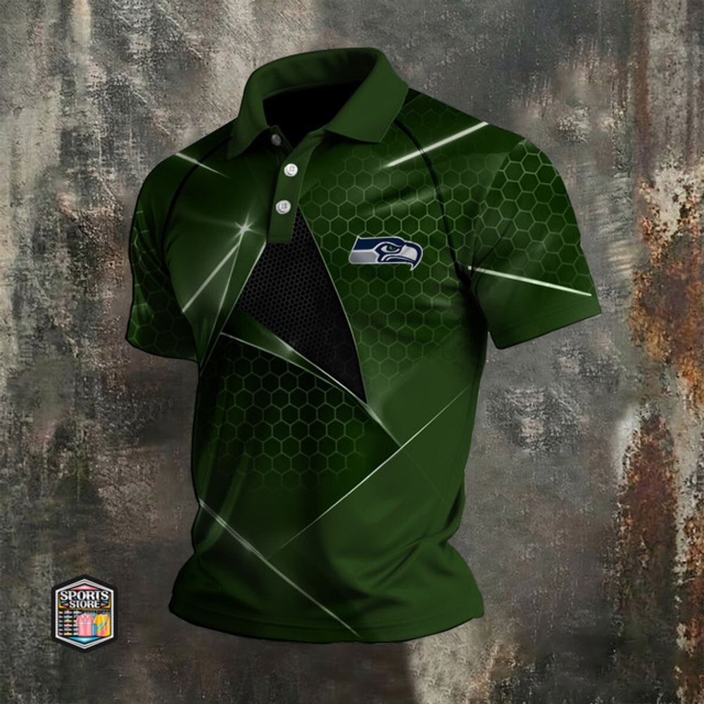 Seattle Seahawks Fanatics Core Collection Polo Shirt Seattle Seahawks Fanatics Core Collection Polo Shirt