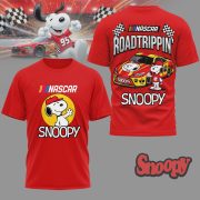 Snoopy Nascar Shirt, 3D Shirt, Cartoon Apparel - Image 3