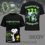 Snoopy x Monster Energy Premium 3D Graphic Shirt