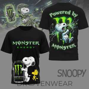 Snoopy x Monster Energy Premium 3D Graphic Shirt by Drovenwear.com