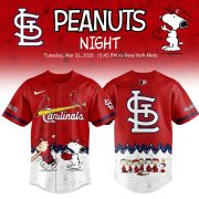 St. Louis Cardinals Peanuts Night 2026 Special Edition Jersey