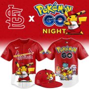 St. Louis Cardinals Pokémon GO Night Limited Edition Baseball Jersey