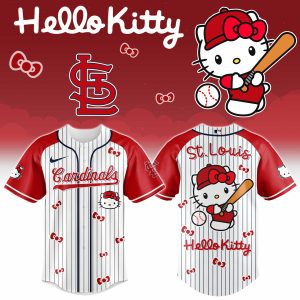 St Louis Cardinals x Hello Kitty 2026 Limited Editions Jersey by Drovenwear.com