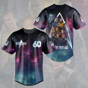 Star Trek 60th Anniversary Baseball Jersey by Drovenwear.com