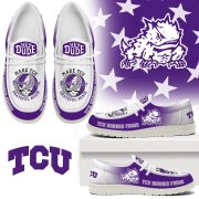 TCU Horned Frogs Make Them Grateful Again Limited Hey Dude Shoes