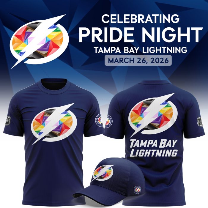 Tampa Bay Lightning Pride Night 2026 Graphic T-Shirt - Image 4