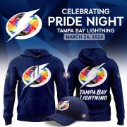 Tampa Bay Lightning Pride Night 2026 Navy Hoodie Version 2