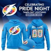 Tampa Bay Lightning Pride Night 2026 Navy Hoodie Version 3 - Image 3