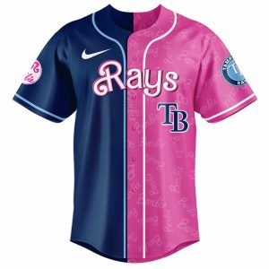 Tampa Bay Rays Barbie 2026 Special Edition Baseball Jersey by Drovenwear.com