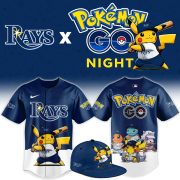 Tampa Bay Rays Pokémon GO Night Limited Edition Baseball Jersey
