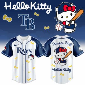 Tampa Bay Rays x Hello Kitty 2026 Limited Editions Jersey by Drovenwear.com
