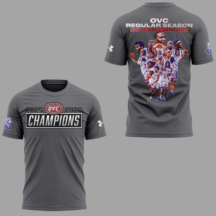 Tennessee State Tigers Men’s Basketball OVC Tourney Champions 2026 T-Shirt Ver2 - Image 2