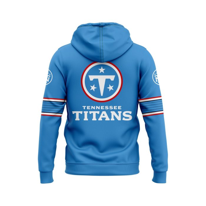 Tennessee Titans Cameron Ward Nike Light Blue Vapor F.U.S.E. Sewn Down Limited Hoodie - Image 2