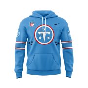 Tennessee Titans Cameron Ward Nike Light Blue Vapor F.U.S.E. Sewn Down Limited Hoodie - Image 3