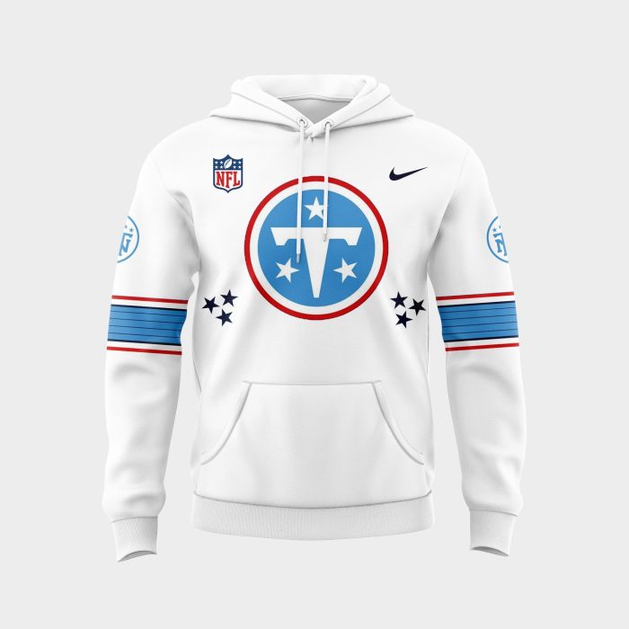 Tennessee Titans Cameron Ward Nike Light Blue Vapor F.U.S.E. Sewn Down Limited Hoodie - Image 5