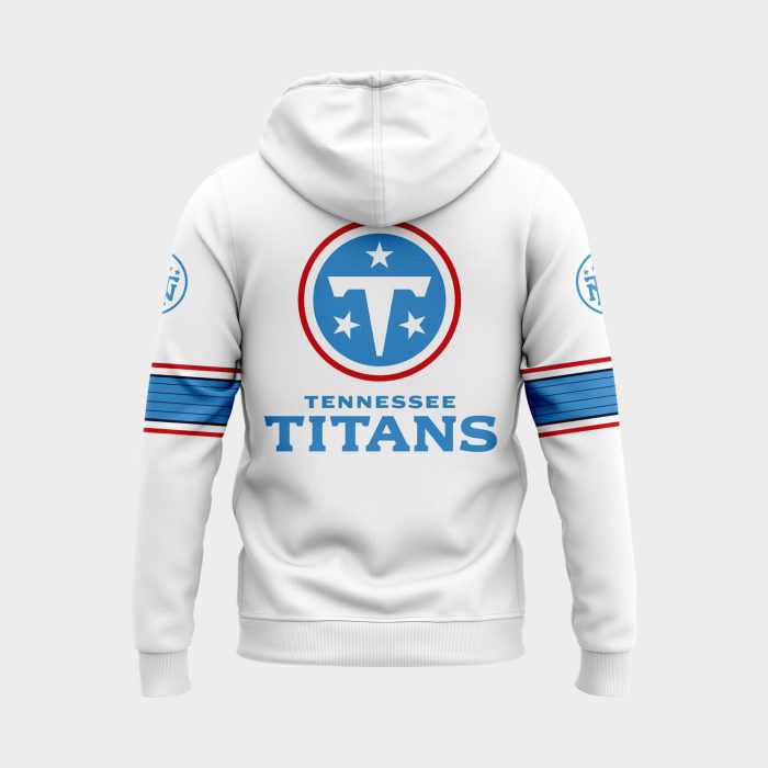 Tennessee Titans Cameron Ward Nike Light Blue Vapor F.U.S.E. Sewn Down Limited Hoodie - Image 6