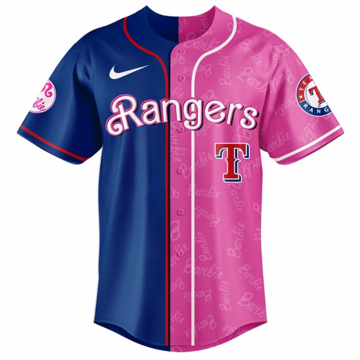 Texas Rangers Barbie 2026 Special Edition Baseball Jersey - Image 2