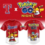 Texas Rangers Pokémon GO Night Limited Edition Baseball Jersey - Image 2