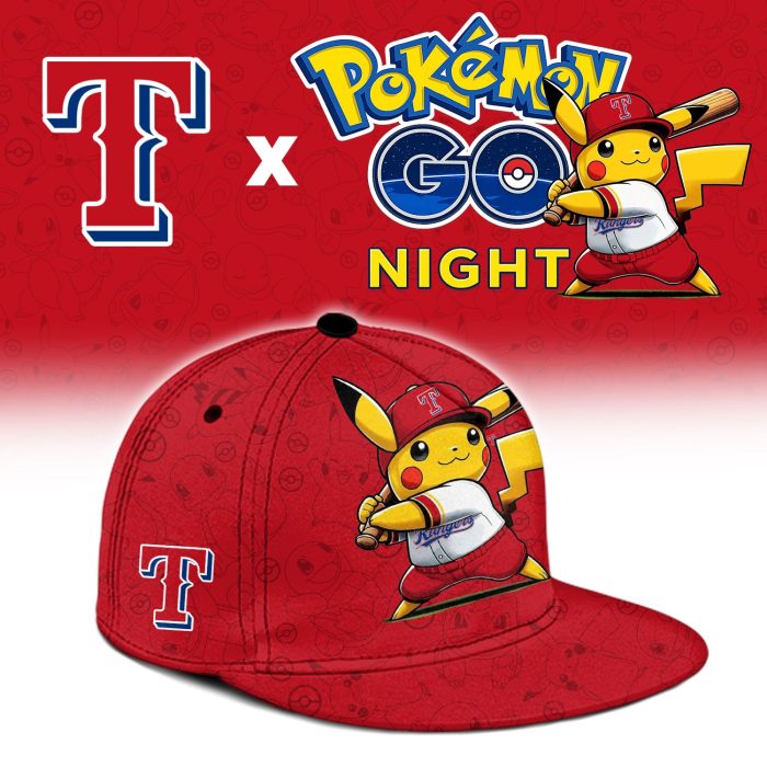 Texas Rangers Pokémon GO Night Limited Edition Baseball Jersey - Image 3