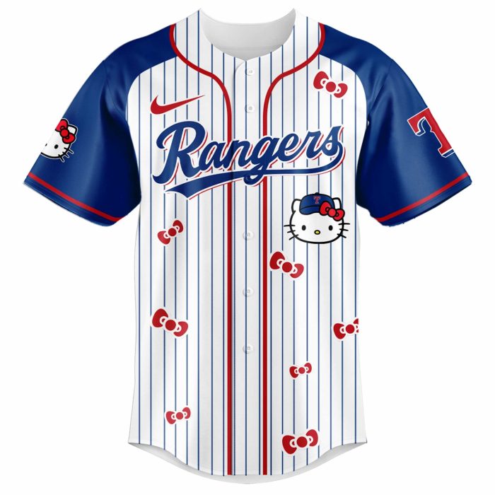 Texas Rangers x Hello Kitty 2026 Limited Editions Jersey - Image 2