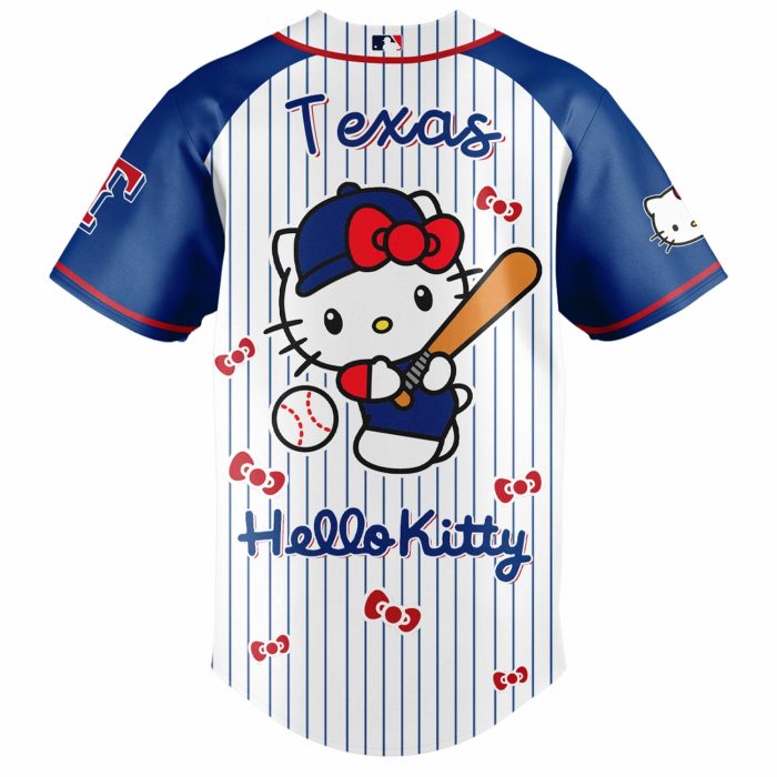 Texas Rangers x Hello Kitty 2026 Limited Editions Jersey - Image 3