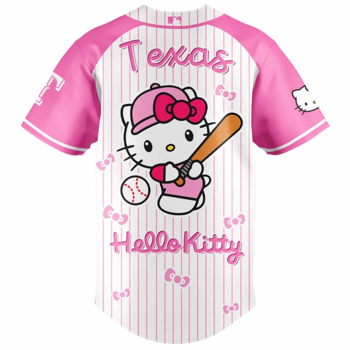 Texas Rangers x Hello Kitty 2026 Limited Editions Jersey Ver 2 - Image 3