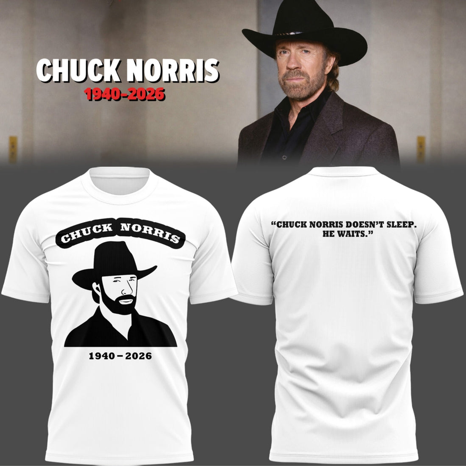 Thank You For The Memories Chuck Norris Tribute Shirt White Edition Thank You For The Memories Chuck Norris Tribute Shirt White Edition