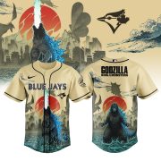 Toronto Blue Jays Godzilla King Of The Monsters Special Edition Baseball Jersey