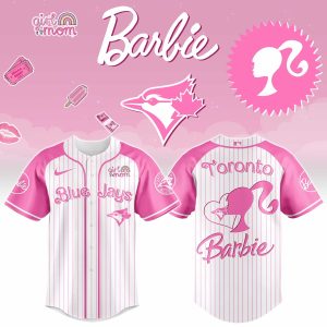 Toronto Blue Jays Lovely Barbie Limited Edition Jersey by Drovenwear.com