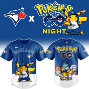 Toronto Blue Jays Pokémon GO Night Limited Edition Baseball Jersey - Image 2