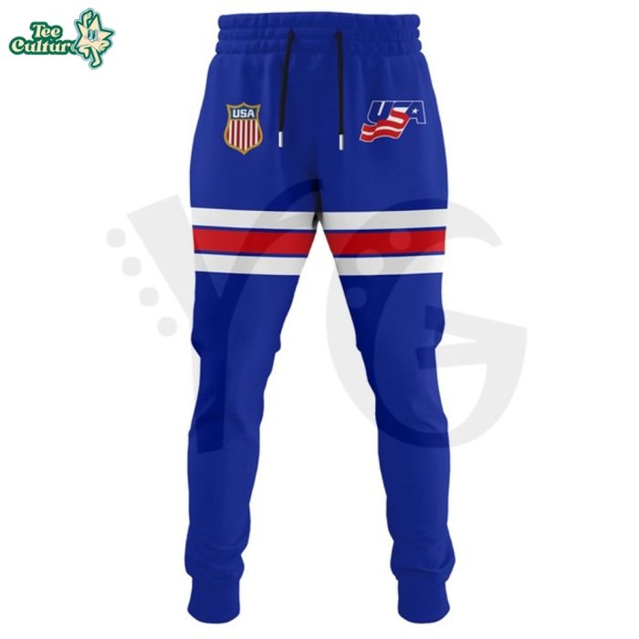 USA Olympic Hockey Team Milano Cortina 2026 Championship Blue Jersey - Image 2